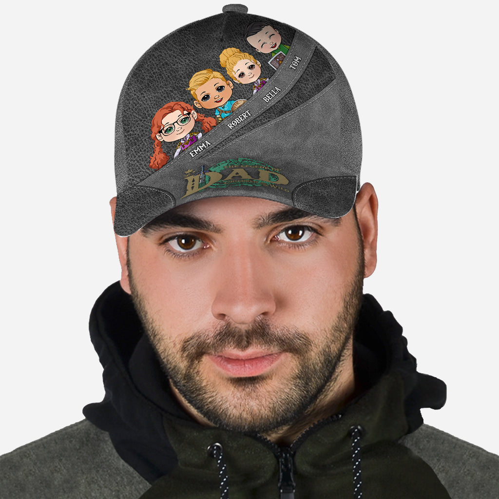Personalized Classic Cap for Dad & Mom with Family Design
