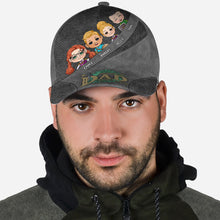 Load image into Gallery viewer, Personalized Classic Cap for Dad &amp; Mom with Family Design
