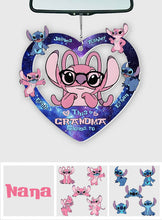 Load image into Gallery viewer, Customizable Grandma Car Ornament Gift for Grandma | Acrylic Heart Design
