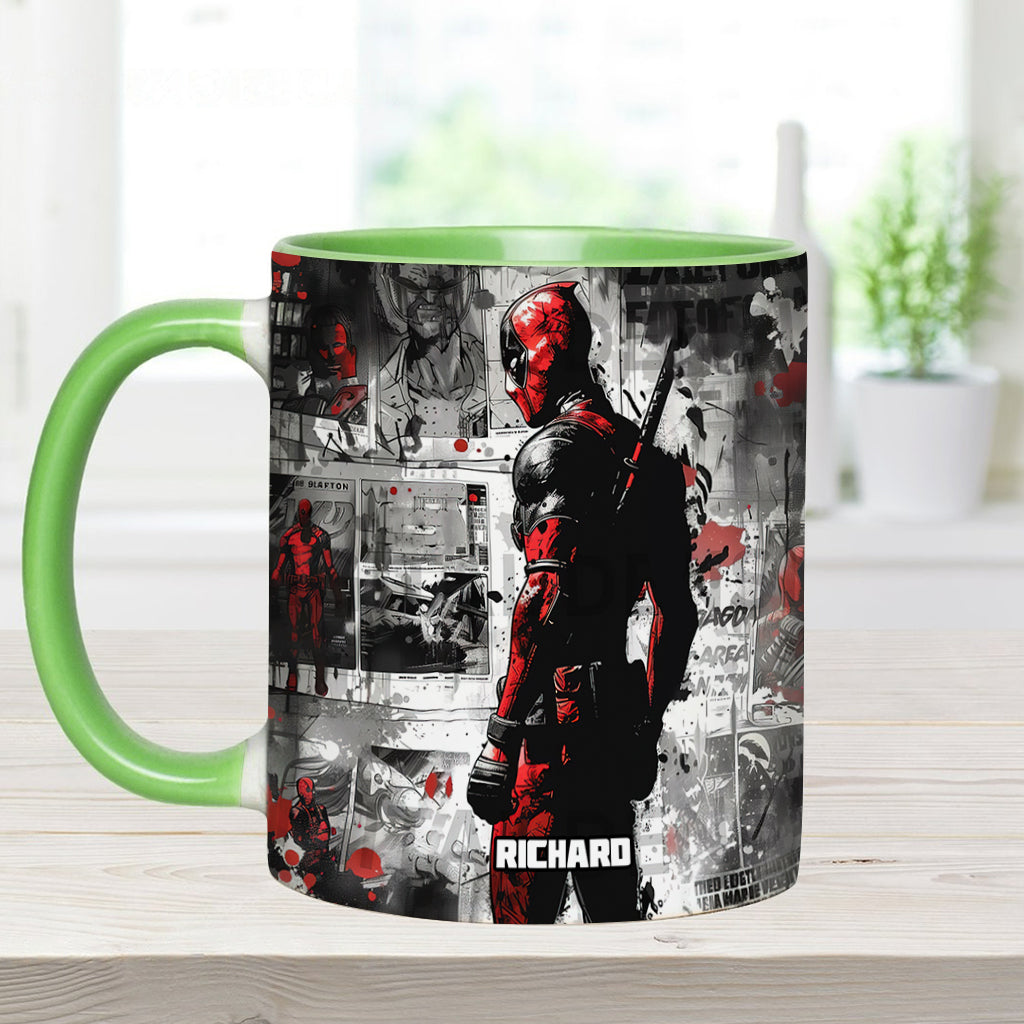 Personalized Psychopath Accent Mug Custom Name Gift Idea