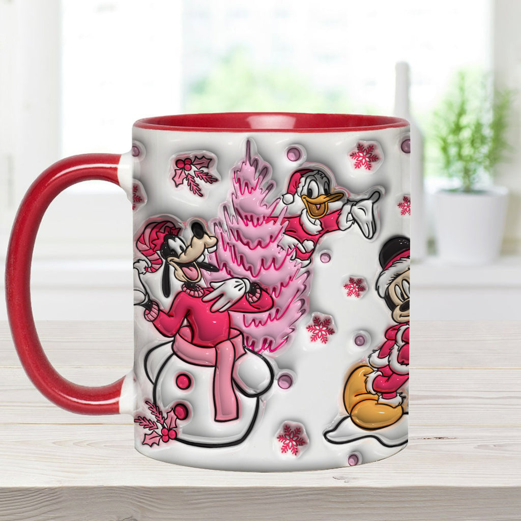 Personalized Christmas Mouse Accent Mug Custom Name Gift