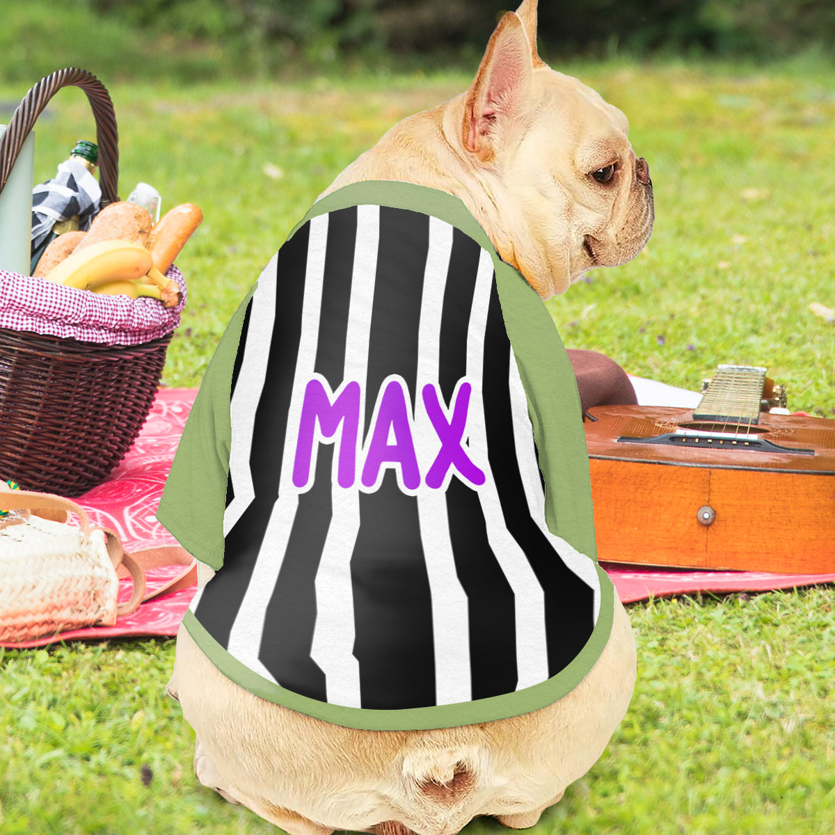 Personalized Pet Shirt with Funny Pattern for Dogs