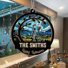 Load image into Gallery viewer, Personalized Starry Night Suncatcher Custom Family Name Gift
