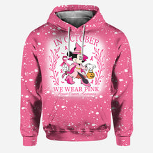 Load image into Gallery viewer, Personalized Breast Cancer Awareness Hoodie &amp; Leggings Set with Custom Design

