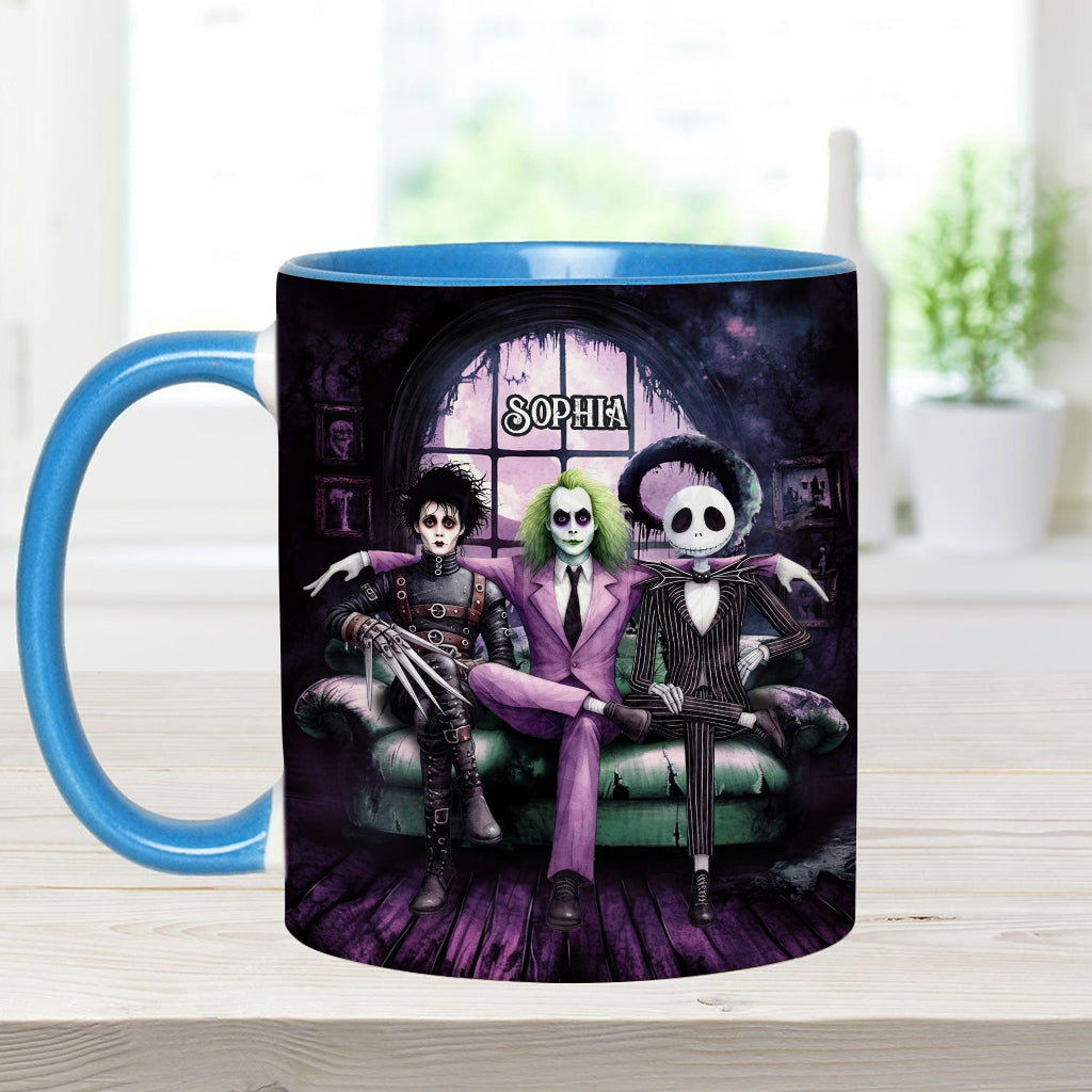 Personalized Accent Mug with Custom Name for Halloween Gift