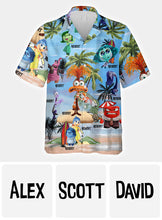 Load image into Gallery viewer, Personalized Inside Out Hawaiian Shirt Custom Name Gift
