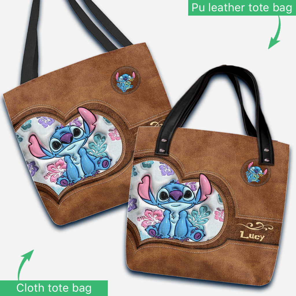 Personalized Ohana Tote Bag with Custom Name for Family