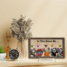 Load image into Gallery viewer, Personalized 2 Layered Wood Sign Custom Ohana Home Decor Gift
