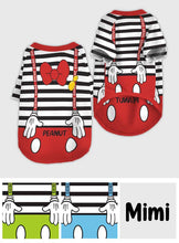 Load image into Gallery viewer, Personalized Halloween Pet Shirt with Mouse Ears Costume for Dogs
