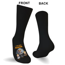 Load image into Gallery viewer, Personalized I Am Their Father Socks Custom Family Gift for Dad
