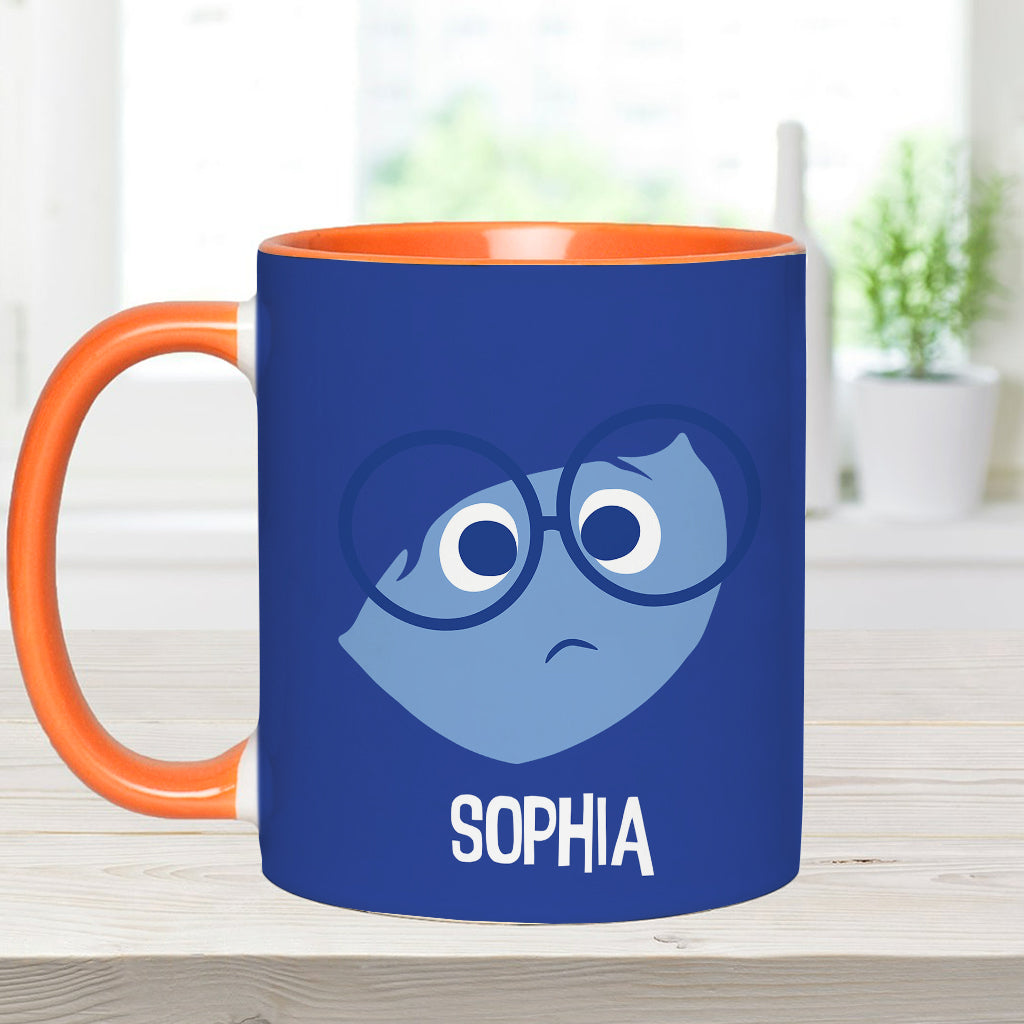 Personalized Two-Tone Accent Mug Custom Name Gift