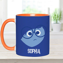 Load image into Gallery viewer, Personalized Two-Tone Accent Mug Custom Name Gift

