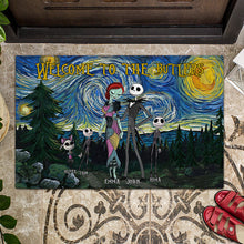 Load image into Gallery viewer, Personalized Nightmare Doormat Custom Welcome Mat for Family
