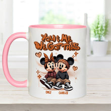 Load image into Gallery viewer, Personalized We Got This Accent Mug Custom Name Gift for Couples
