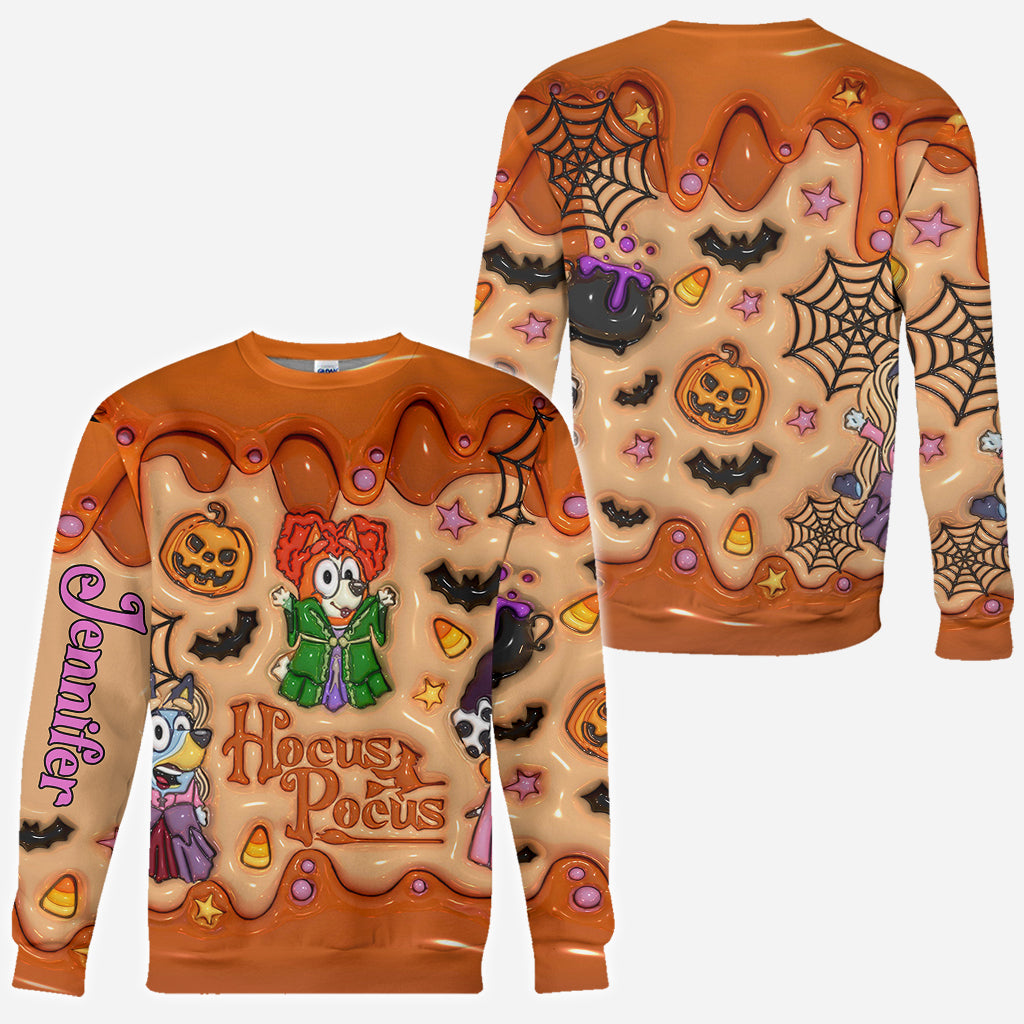 Personalized Halloween All Over Shirt Custom Name for Kids
