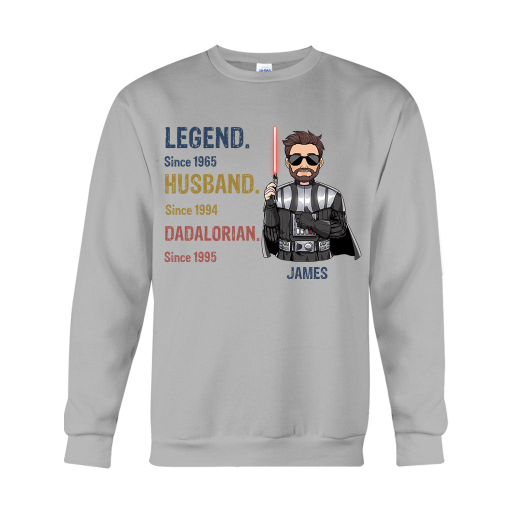 Personalized Star Wars T-shirt Hoodie Gift for Dad Legend Husband