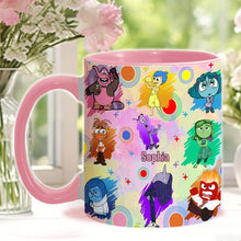 Load image into Gallery viewer, Personalized Accent Mug with Emotions Design Gift for Friends
