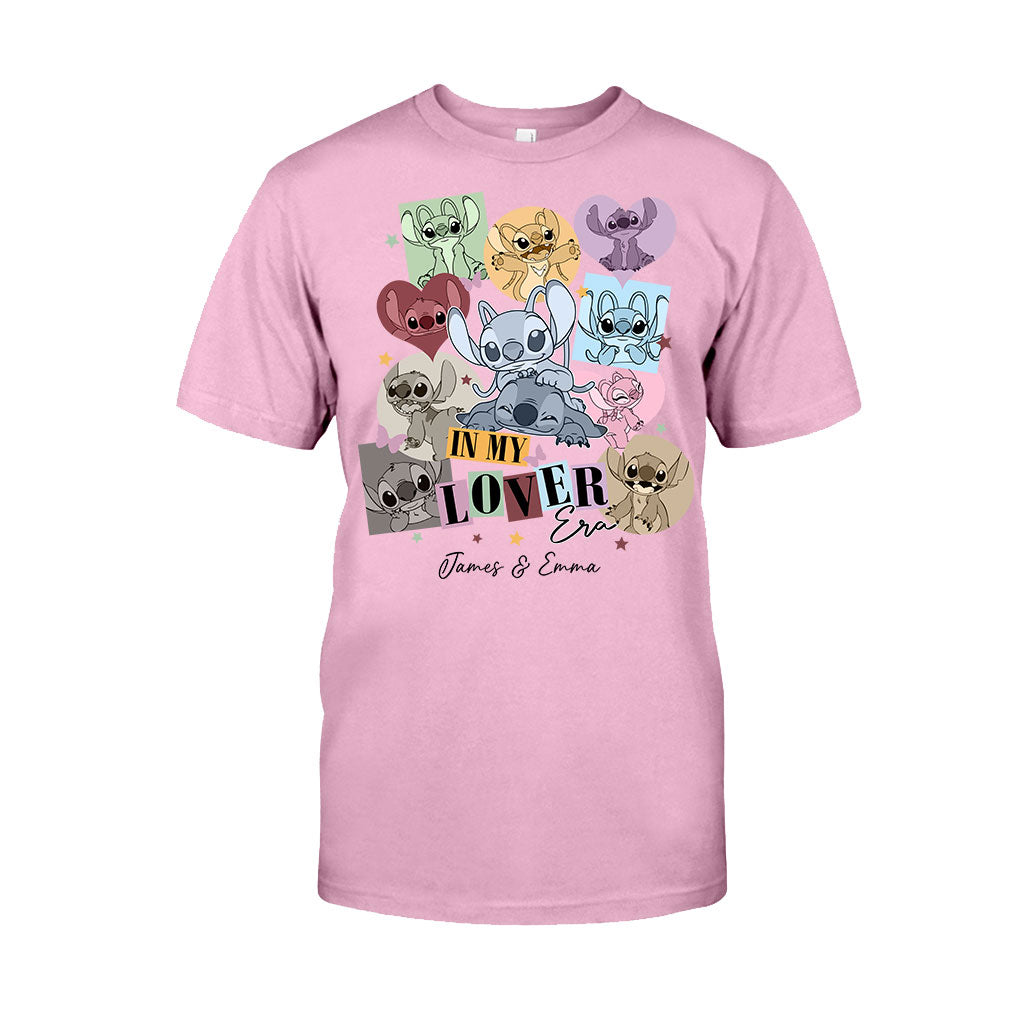 Personalized Couple T-shirt & Hoodie with Custom Names Gift for Her & Him