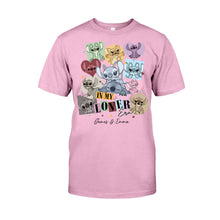 Load image into Gallery viewer, Personalized Couple T-shirt &amp; Hoodie with Custom Names Gift for Her &amp; Him
