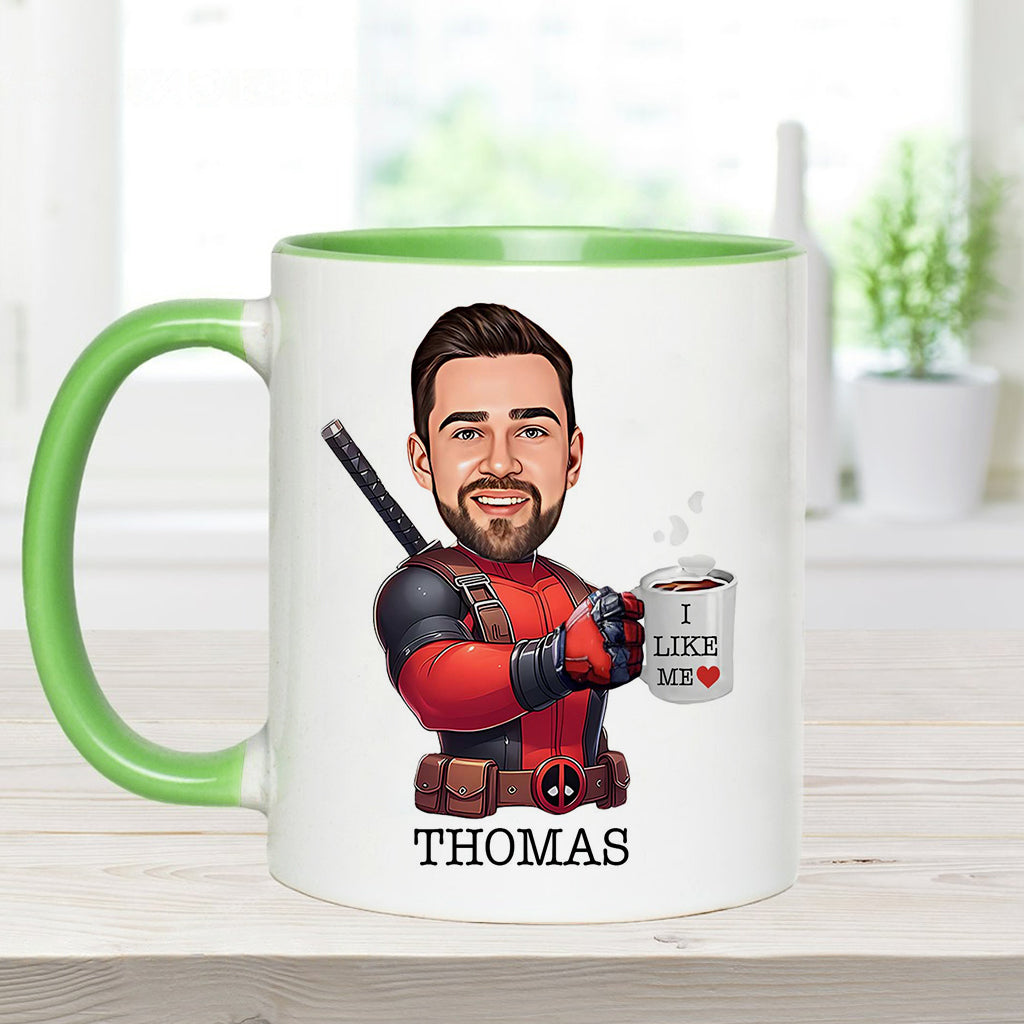 Personalized Accent Mug I Like Me Custom Photo Gift