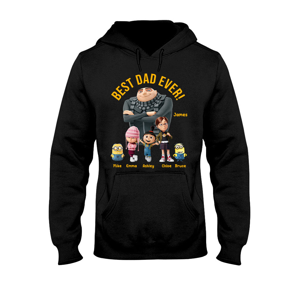 Personalized Best Dad Ever T-shirt & Hoodie Gift for Father's Day