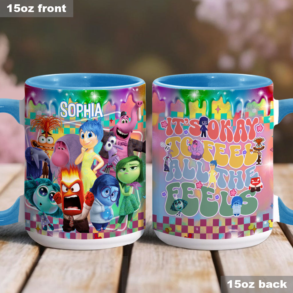 Personalized Accent Mug with Colorful Design for Any Occasion