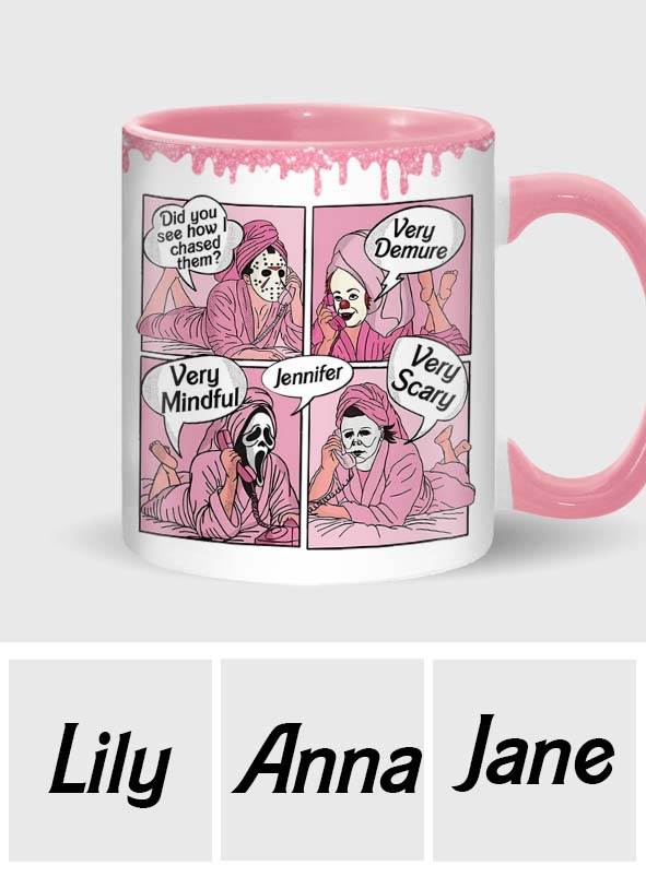 Personalized Spooky Accent Mug Custom Name Unique Gift