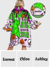 Load image into Gallery viewer, Personalized Oogie Boogie Blanket Hoodie for Halloween &amp; Christmas Gift
