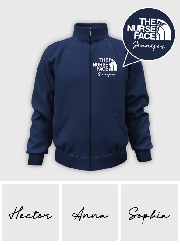 Personalized Nurse Zip Jacket Custom Name Gift for Nurses