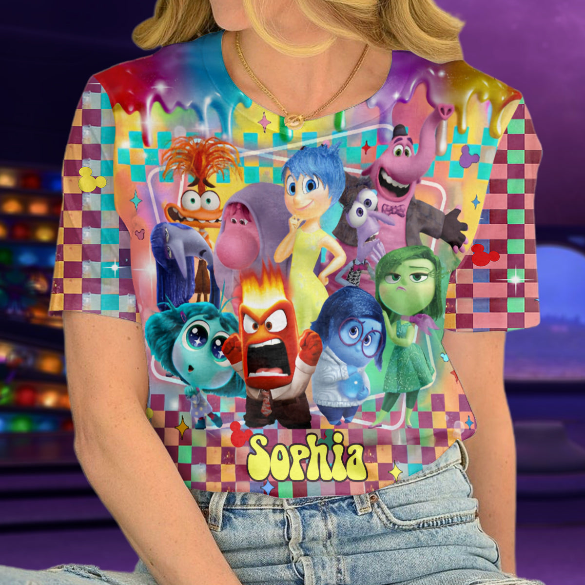 Personalized All Over Print Shirt Custom Name for Kids