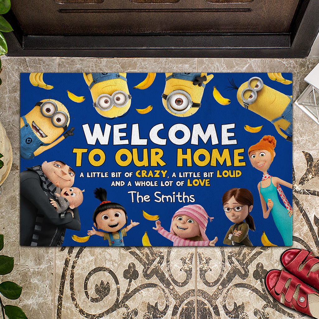 Personalized Welcome Doormat for Home Custom Name Gift