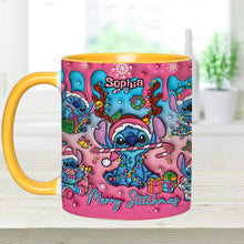 Load image into Gallery viewer, Personalized Ohana Accent Mug Christmas Gift for Mom
