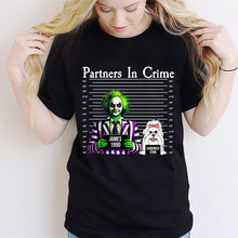 Load image into Gallery viewer, Personalized Partners In Crime T-shirt &amp; Hoodie for Mom/Dad
