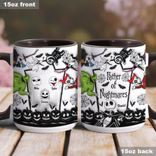 Load image into Gallery viewer, Personalized Nightmare Accent Mug Custom Name Gift for Mom or Dad
