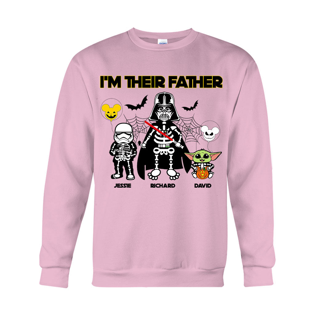 Personalized Halloween T-shirt & Hoodie I'm Their Father Gift