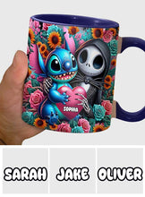 Load image into Gallery viewer, Personalized Nightmare Accent Mug Custom Name Gift for Halloween
