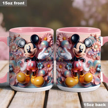 Load image into Gallery viewer, Personalized Ceramic Accent Mug with Magical Mouse Design for Christmas or Birthday

