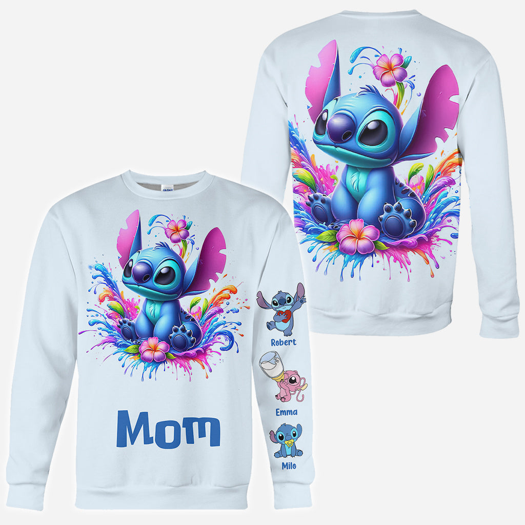 Personalized Ohana All Over Shirt Gift for Mom - Unique Birthday & Mother's Day Apparel
