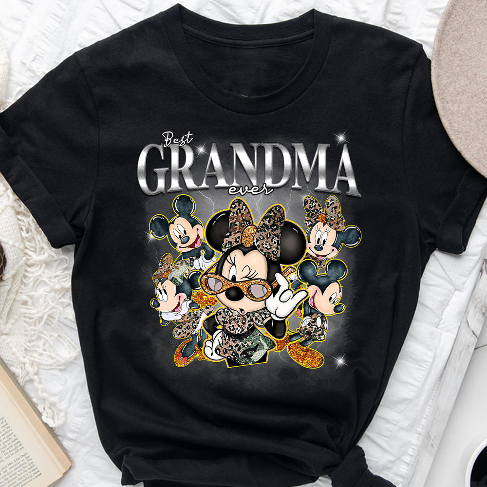 Personalized Best Grandma Mouse Ears T-shirt & Hoodie Gift