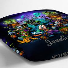 Load image into Gallery viewer, Personalized Halloween Throw Pillow with Custom Name for Kids
