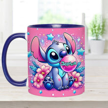 Load image into Gallery viewer, Personalized Pink Accent Mug Custom Name Gift for Birthday
