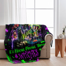 Load image into Gallery viewer, Personalized Witches Blanket Custom Name Halloween Gift

