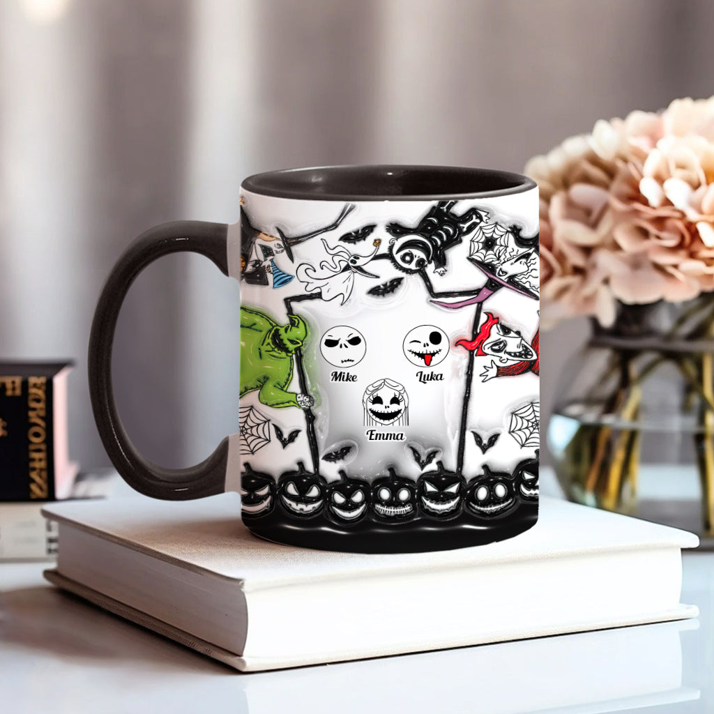 Personalized Nightmare Accent Mug Custom Name Gift for Mom or Dad