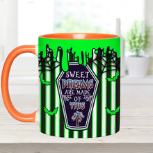 Load image into Gallery viewer, Personalized Sweet Dreams Accent Mug Custom Name Gift Idea
