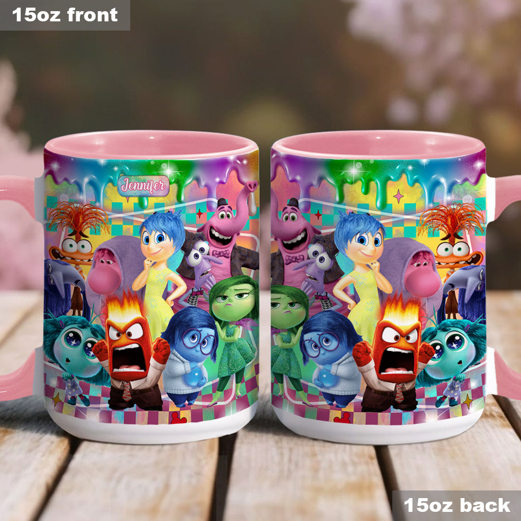 Personalized Accent Mug with Custom Name for Birthday/Graduation