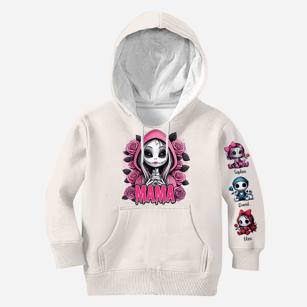Personalized Mama of Nightmares All Over Shirt for Mom | Halloween Gift