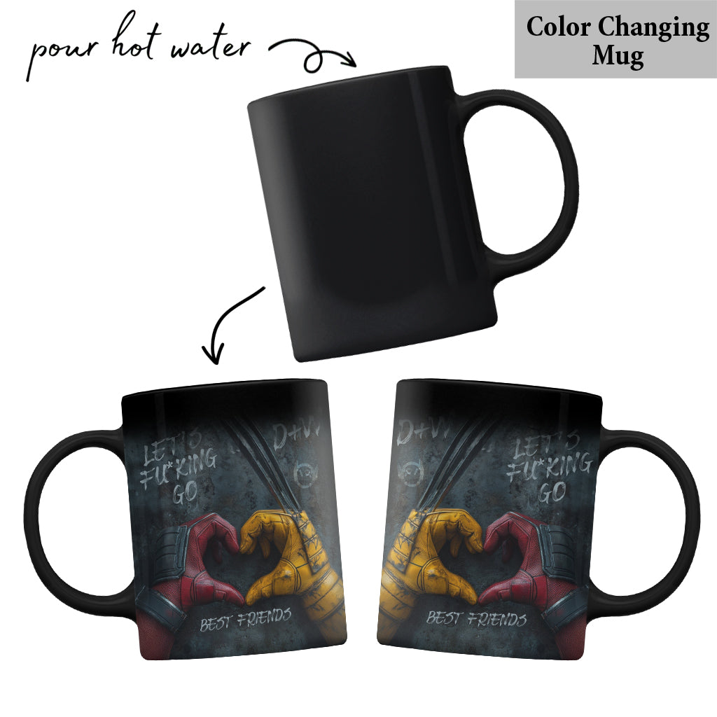 Personalized Let's Fu*cking Go Mug Custom Gift for Best Friends