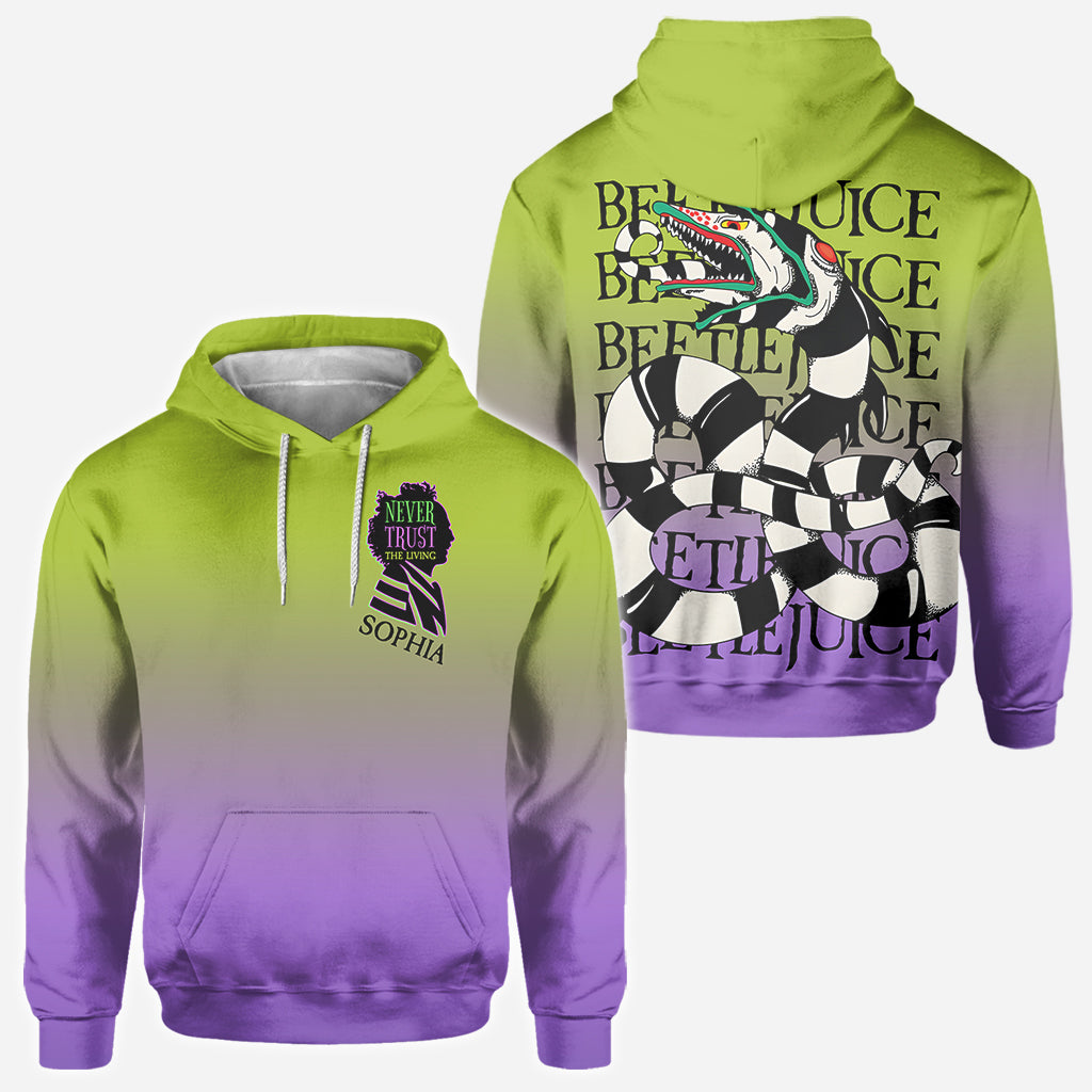 Personalized All Over Shirt Never Trust The Living Unique Gift