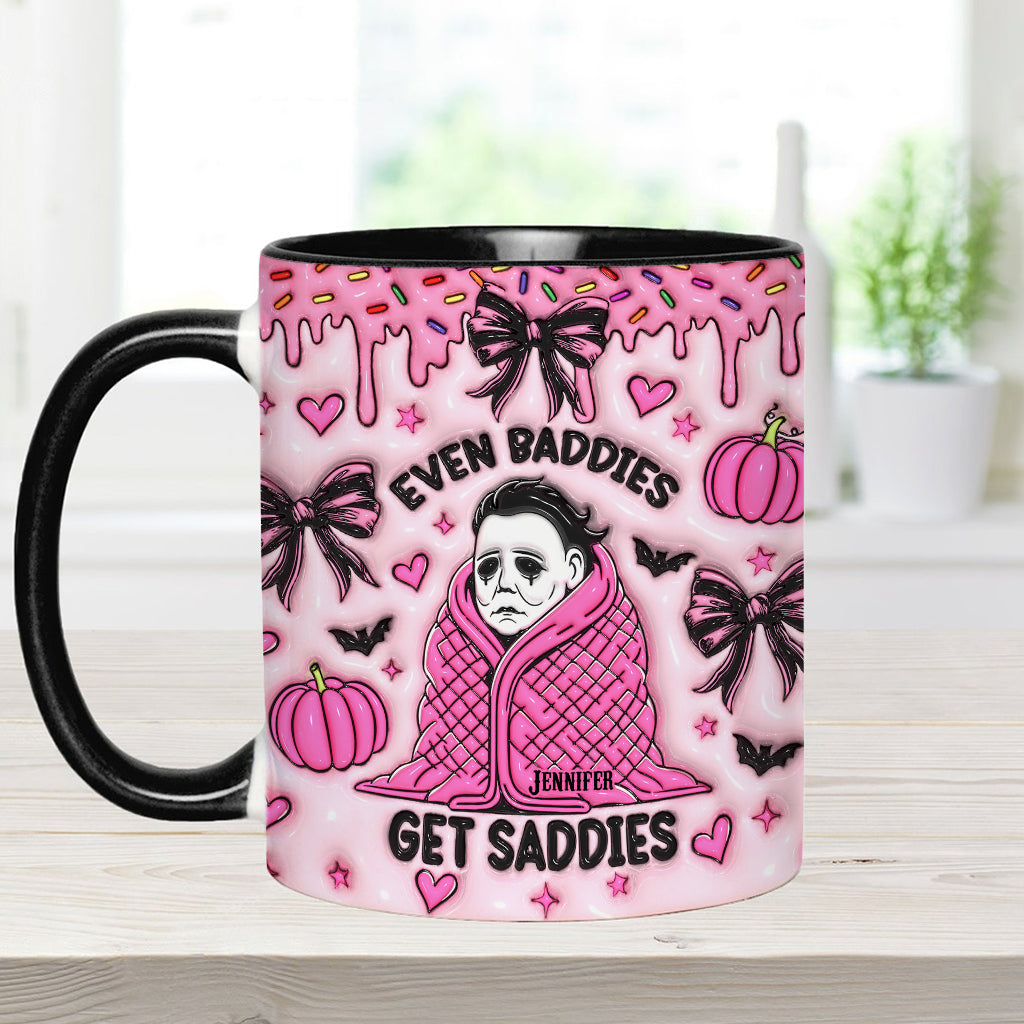 Personalized Two-Tone Accent Mug with Halloween Theme Gift
