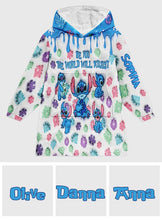 Load image into Gallery viewer, Personalized Autism Awareness Blanket Hoodie Custom Name Gift
